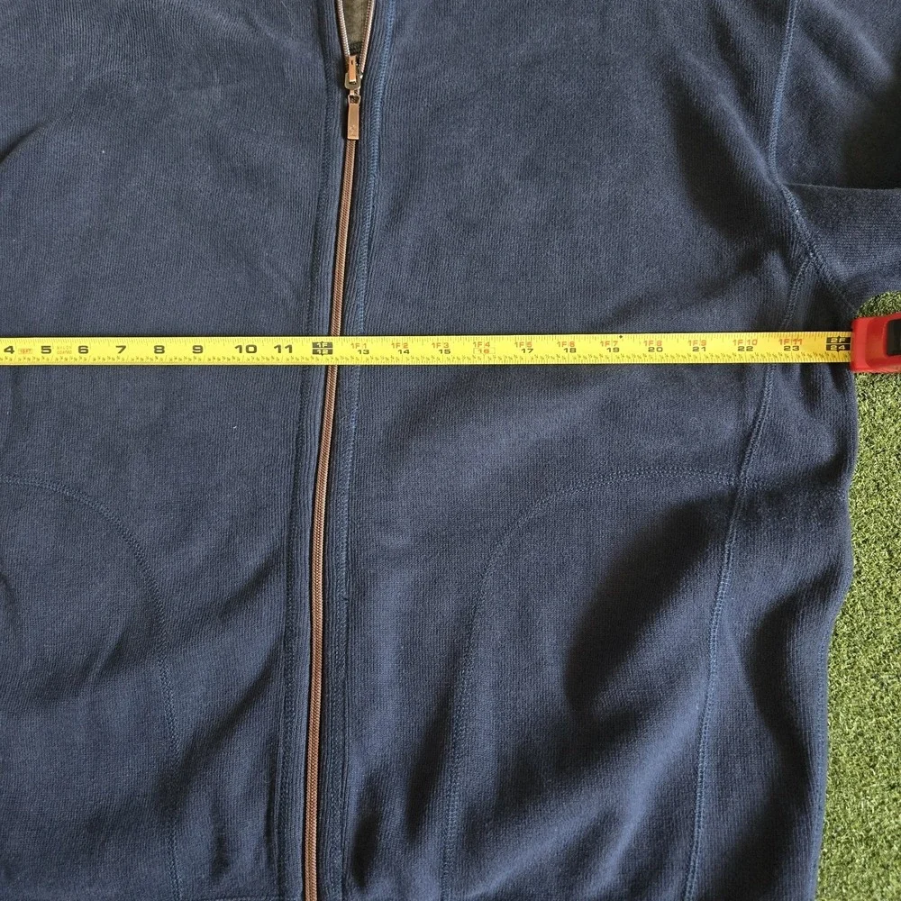 Tommy Bahama Men's Cardigan Sweater Navy Blue Size L